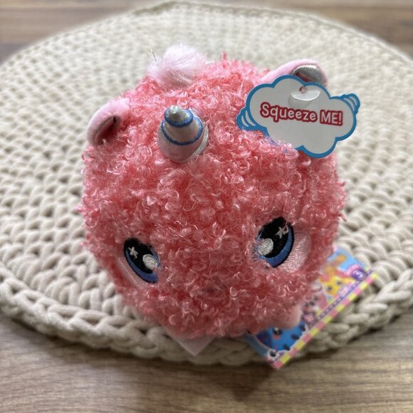 Squeezamals Series 3 Ursula Pink Unicorn Squishy Mini Plush 4" NEW w TAG - Picture 1 of 3